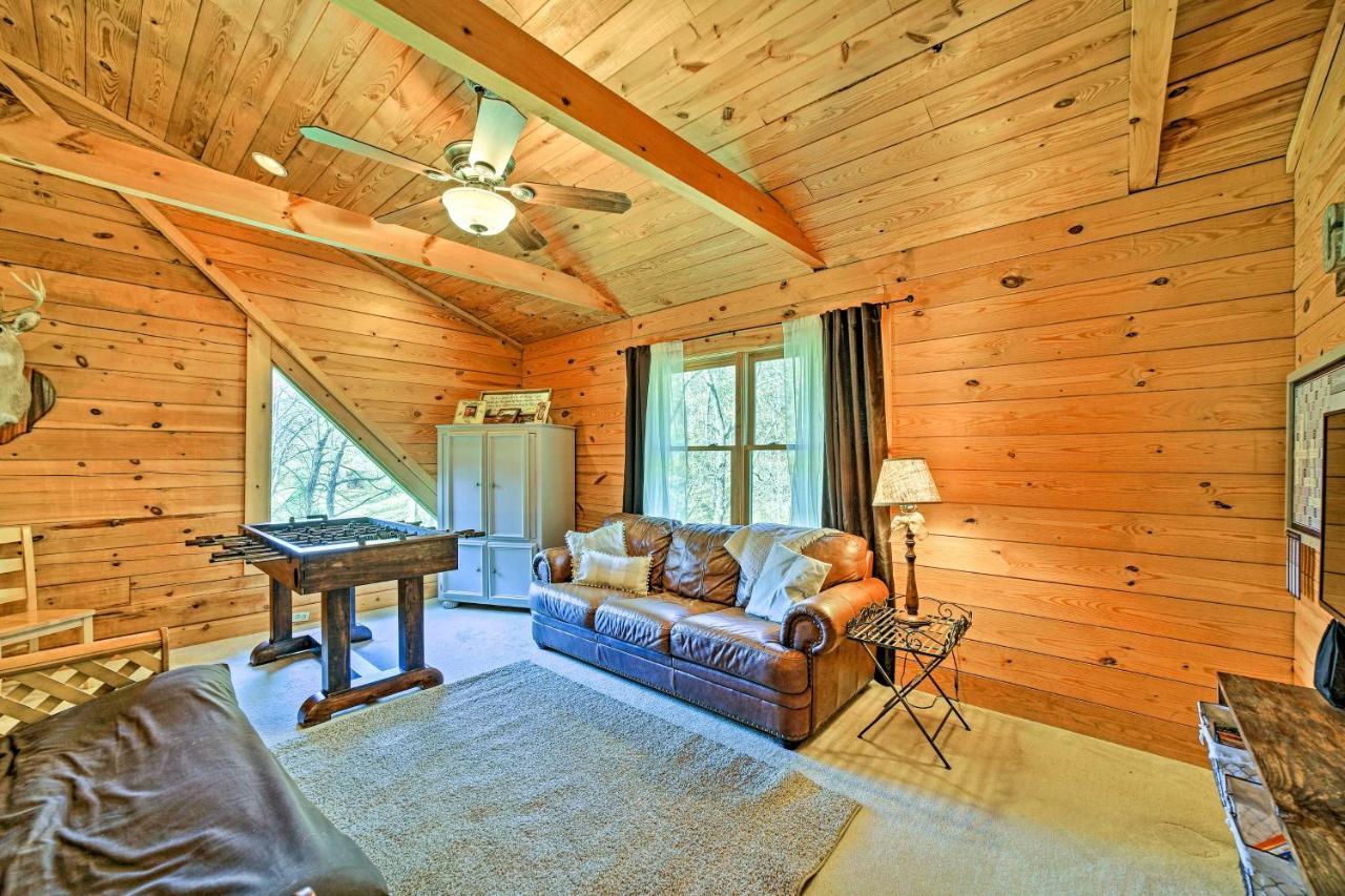 Villa Creekside Bryson City Cabin With Private Hot Tub Exterior foto